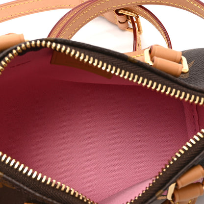 Louis Vuitton Monogram Vivienne Ice Skating Nano Speedy Bandouliere Pink 5 of 10