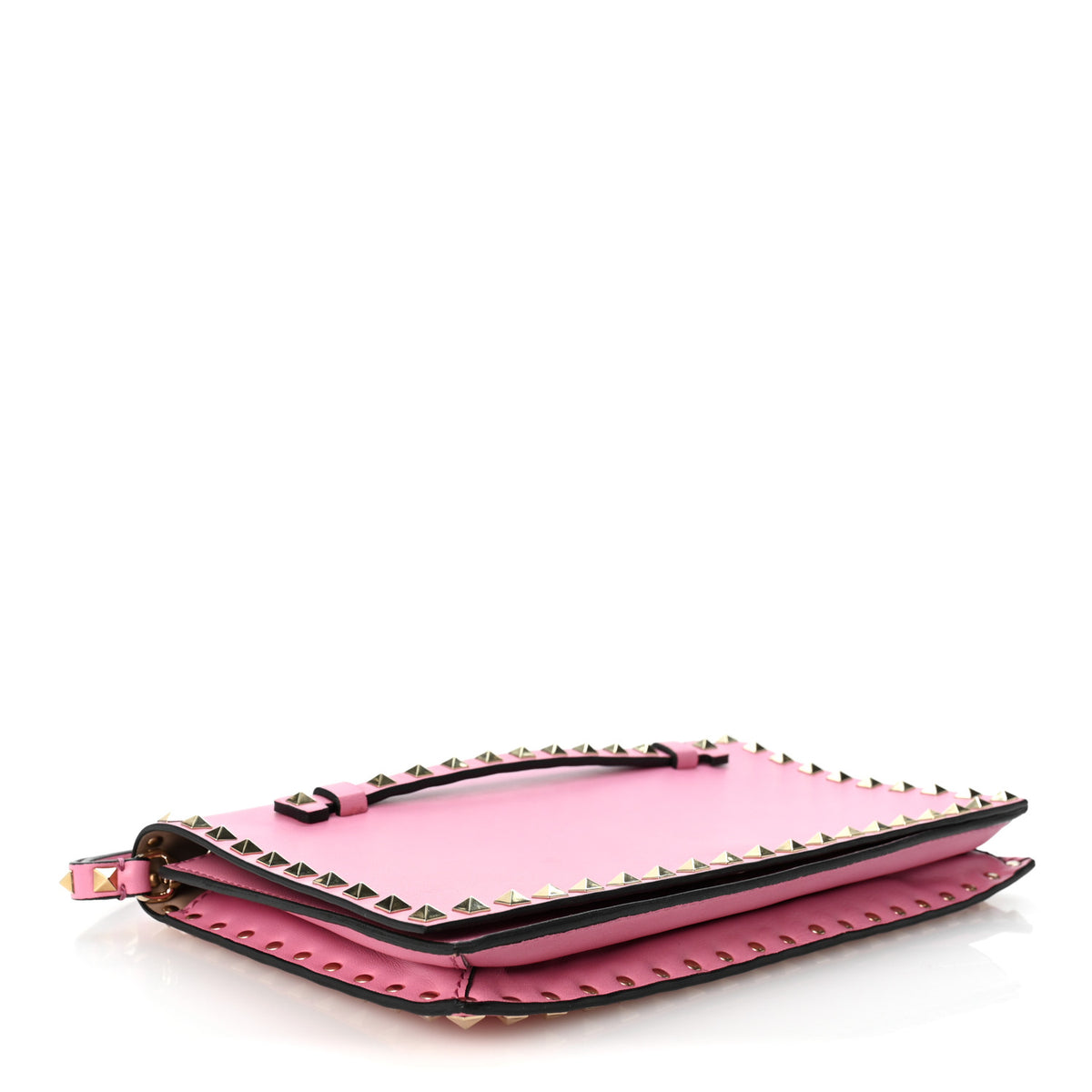 Valentino Garavani Nappa Rockstud Wristlet Clutch Ninphea 7 of 22