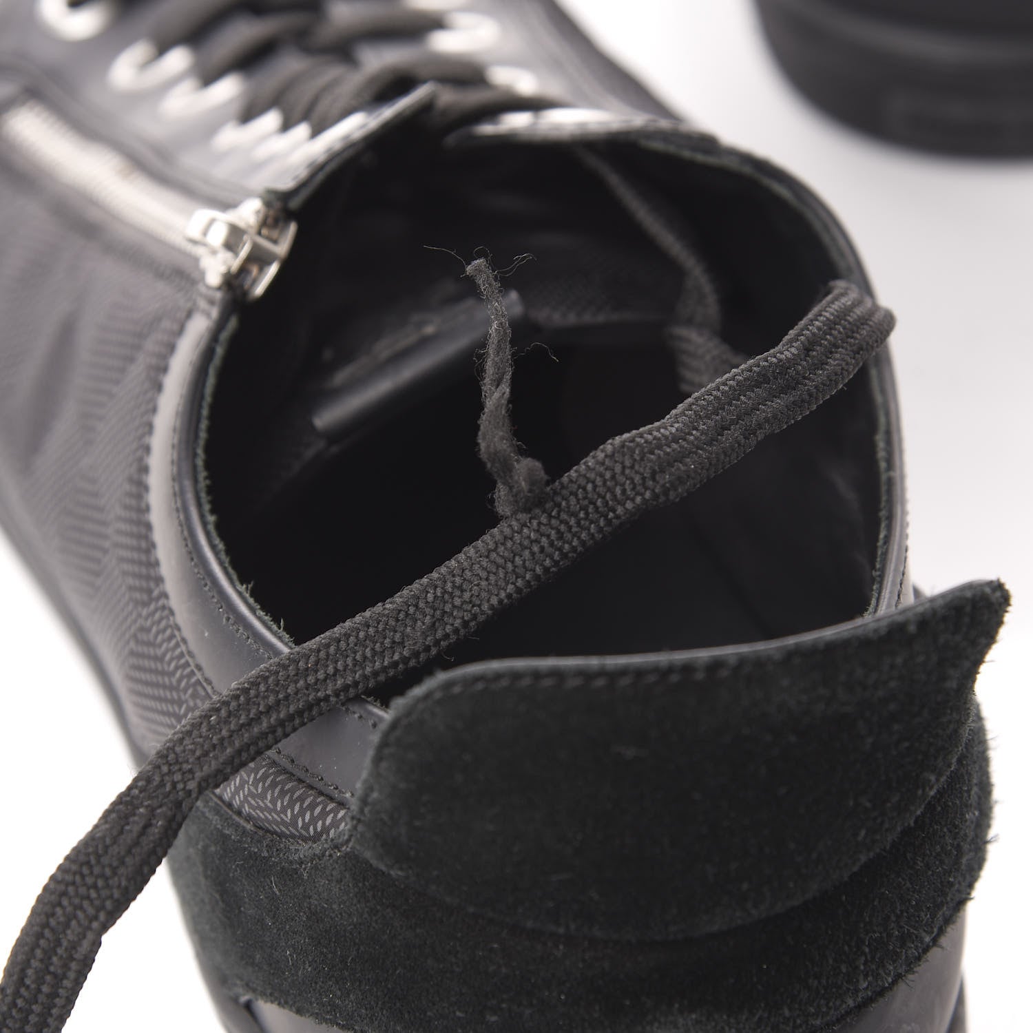 Louis Vuitton Damier Graphite Calfskin Suede Mens Aventure Sneakers 9.5 12 of 13