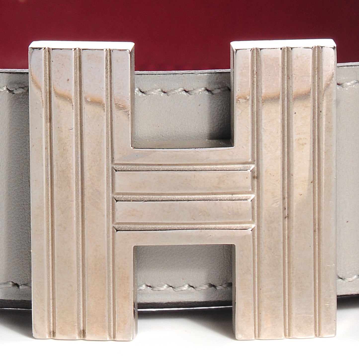 Box Cadena H 32mm Belt Rouge Vif Gris Pale
