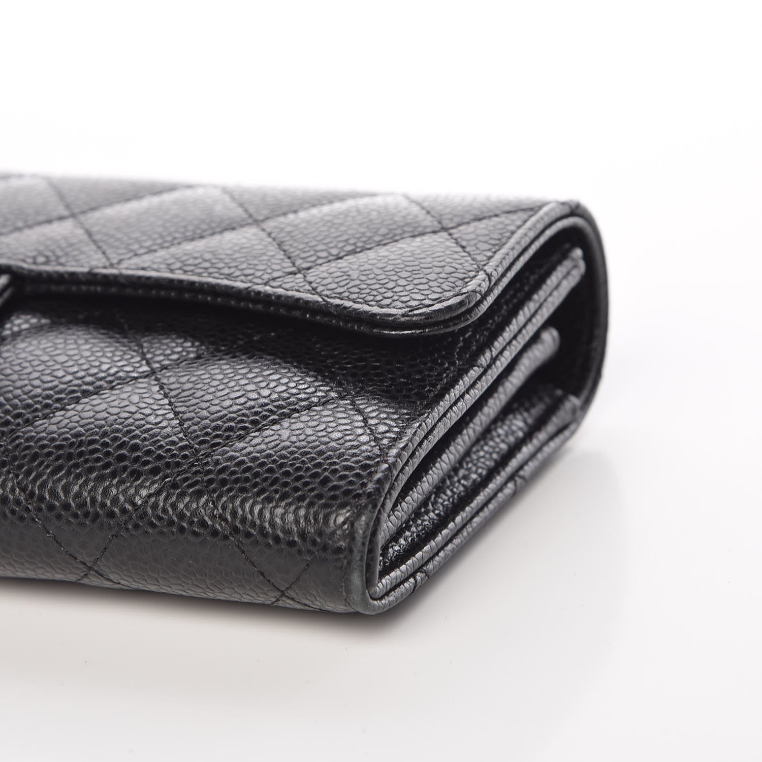 Chanel Caviar Quilted Large Flap Wallet Black 6 of 11