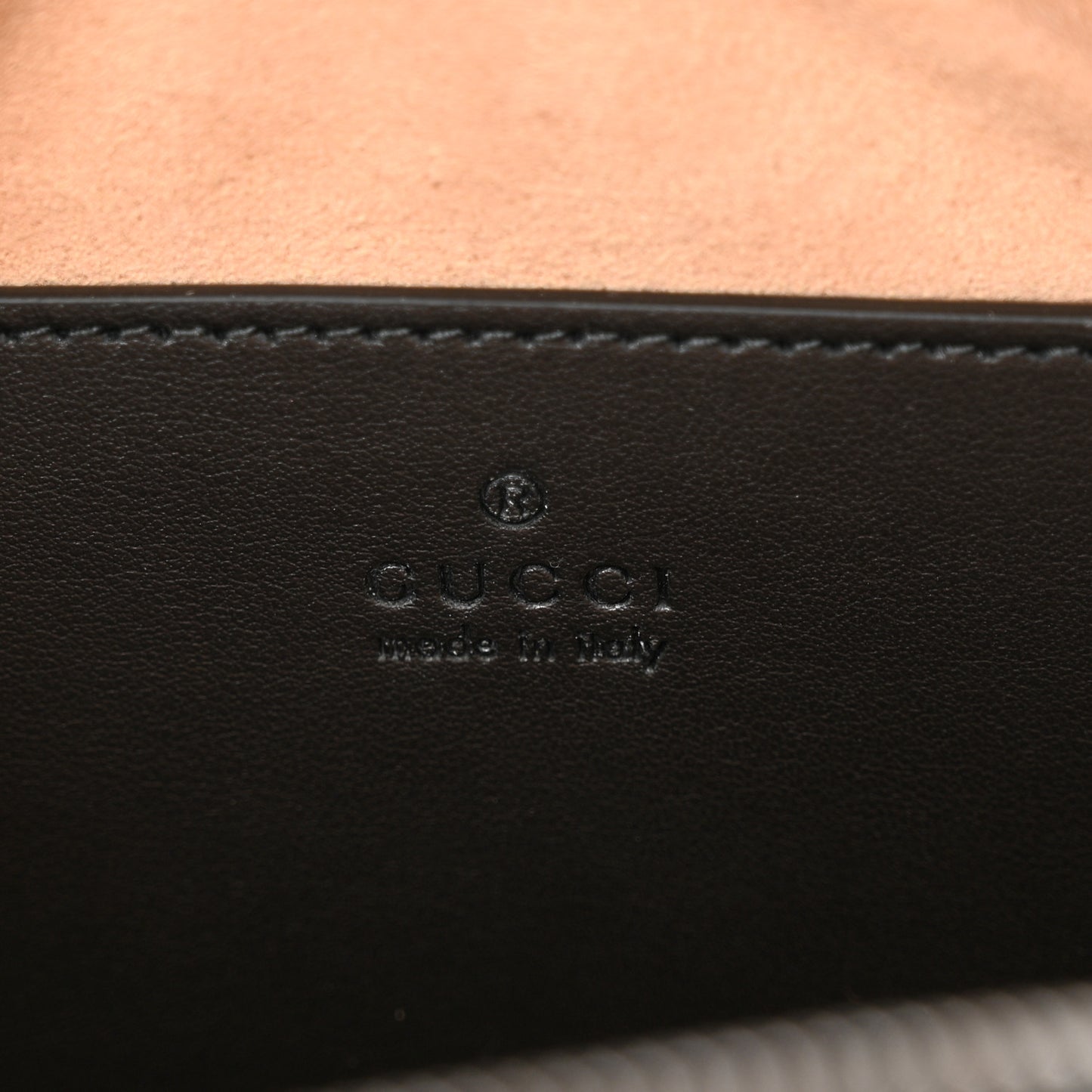 Calfskin Matelasse Small GG Marmont Chain Shoulder Bag Black