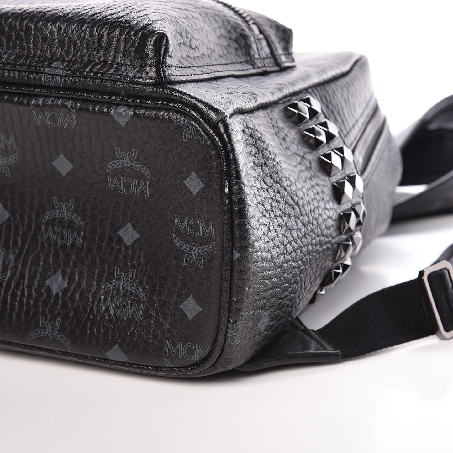 Visetos Small Side Stud Stark Backpack Black