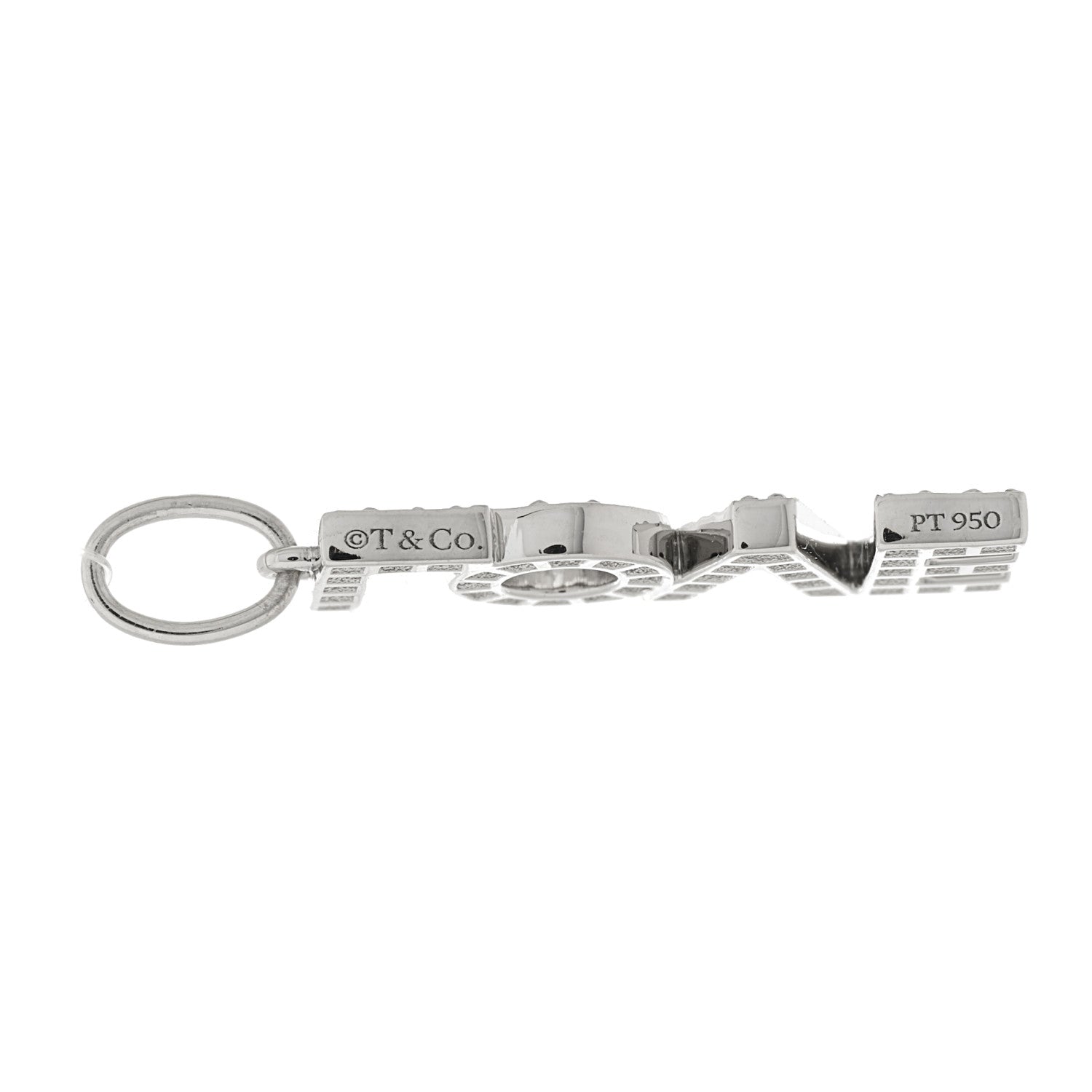 Tiffany Platinum Diamond Love Charm 4 of 5