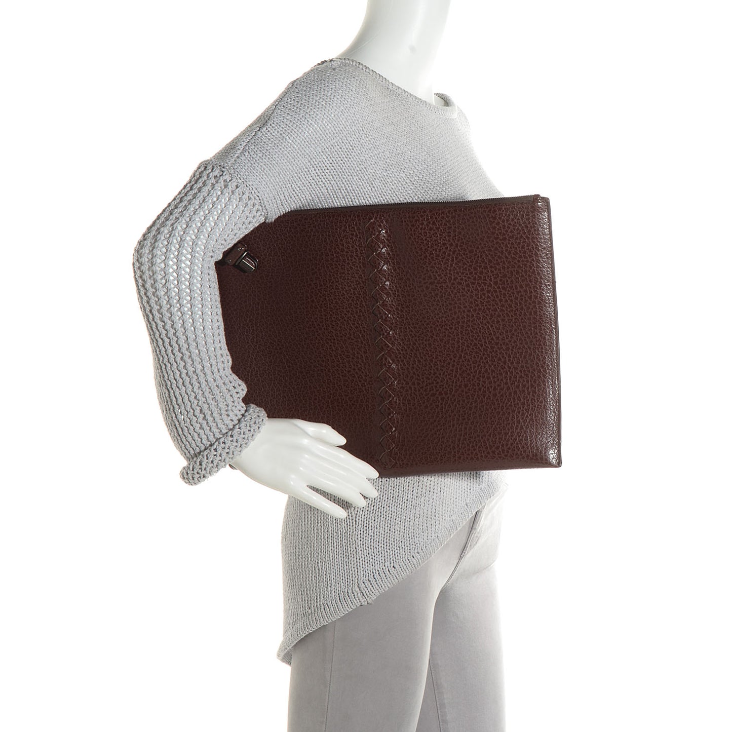 Toro Intrecciato Document Case Truffle
