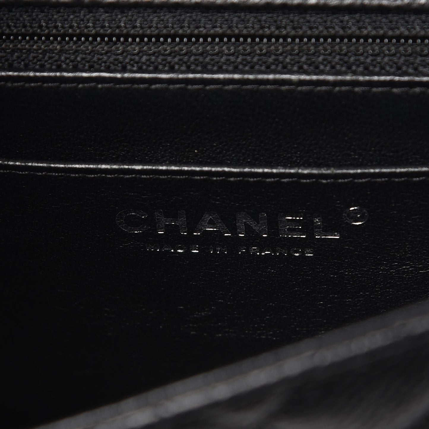 Caviar Quilted Mini Square Flap Black