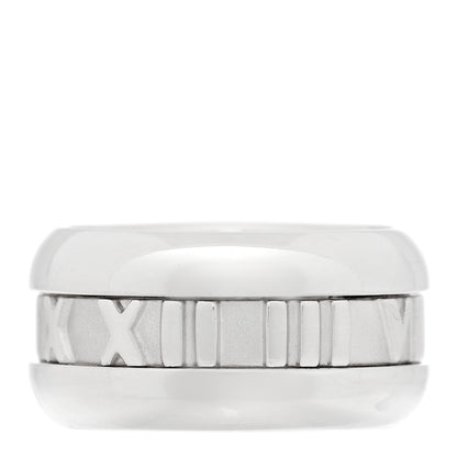 Tiffany Sterling Silver Atlas Band Ring 48 4.5 3 of 4