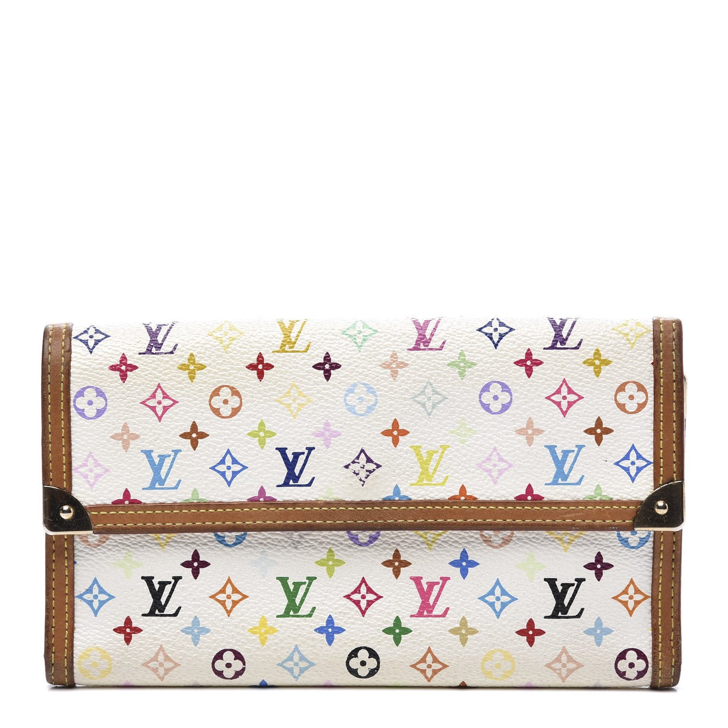 Monogram Multicolor Porte Tresor International Wallet White
