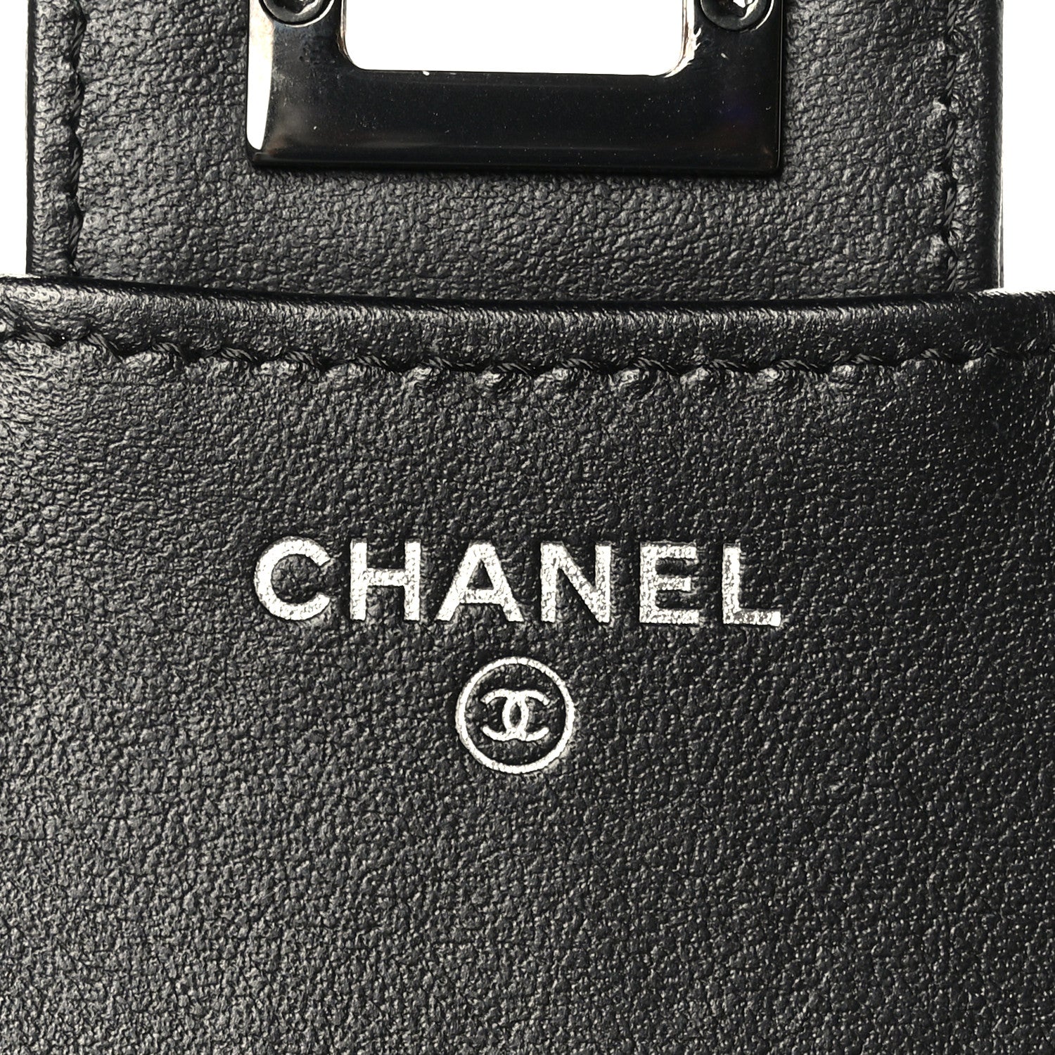 Chanel Aged Calfskin Quilted Reissue Compact Wallet So Black 6 of 8