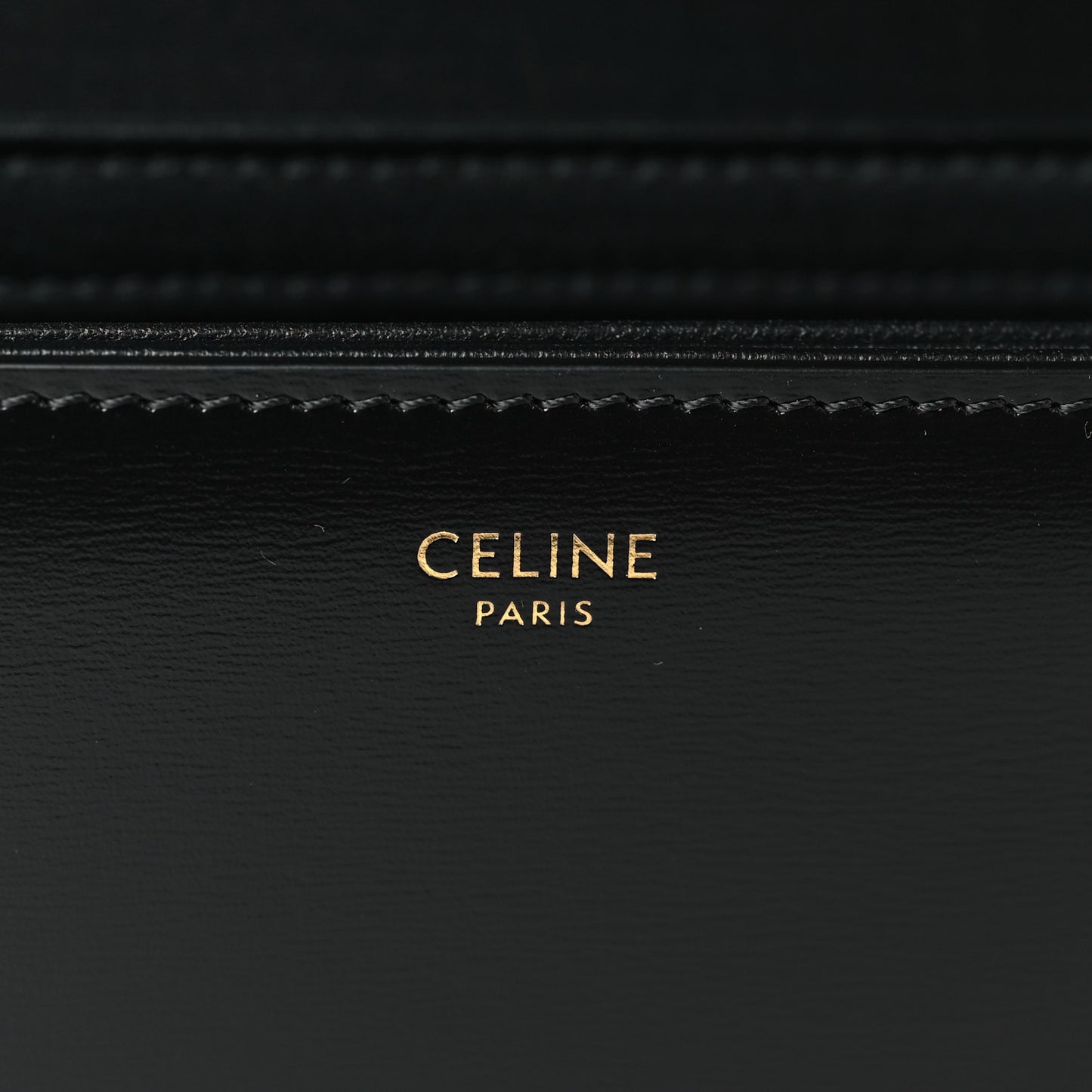 Shiny Calfskin Teen Triomphe Black