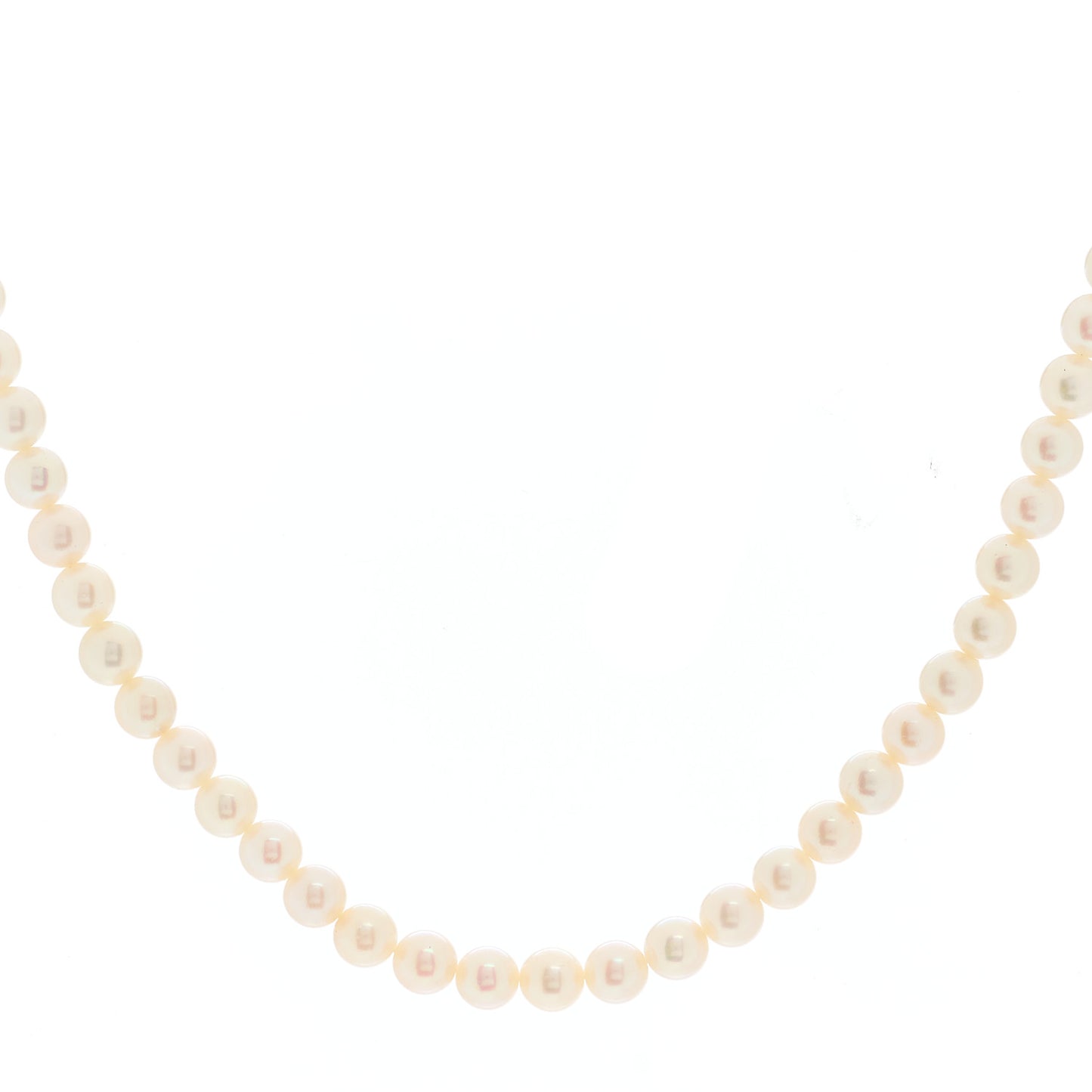 Sterling Silver Akoya Pearl 5-5.5mm Strand Necklace