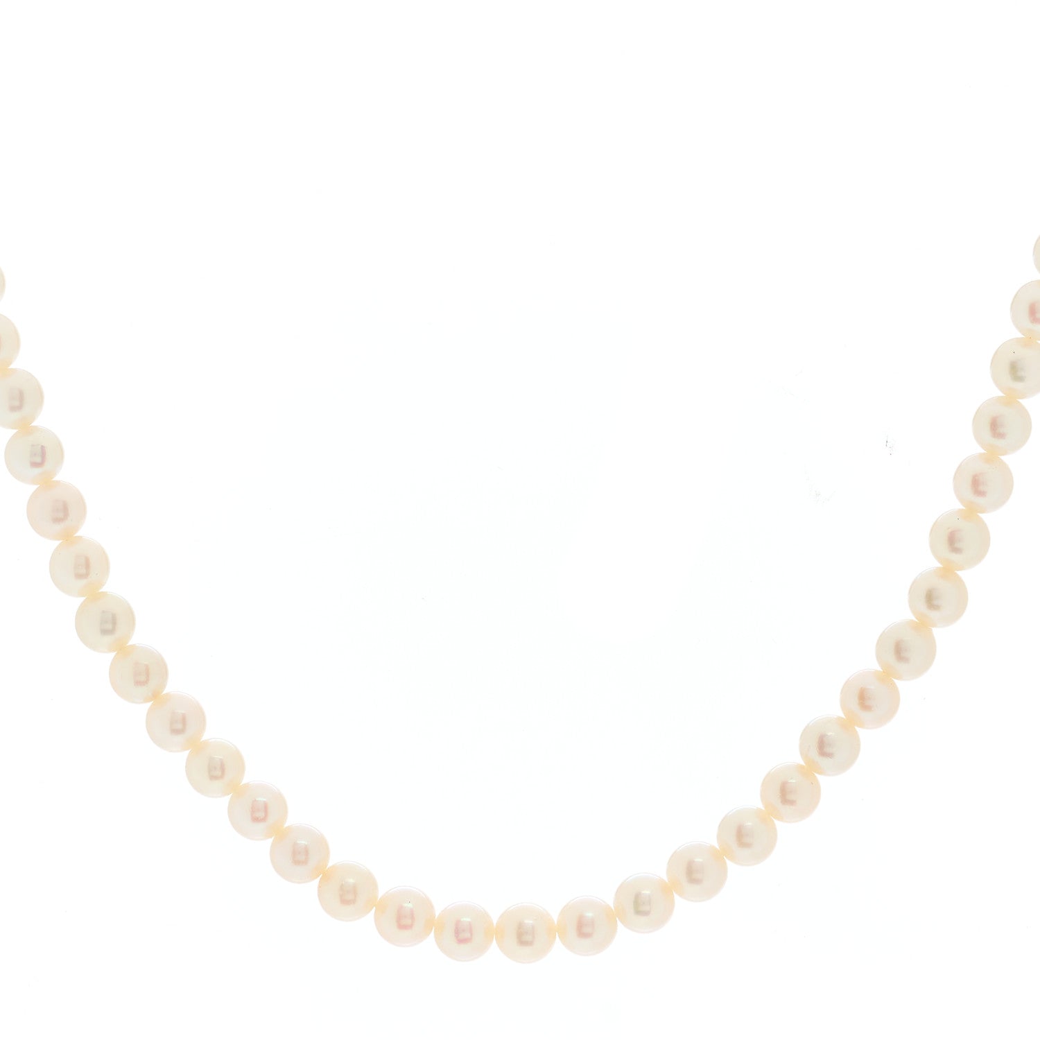 Mikimoto Sterling Silver Akoya Pearl 5-5.5mm Strand Necklace 1 of 3