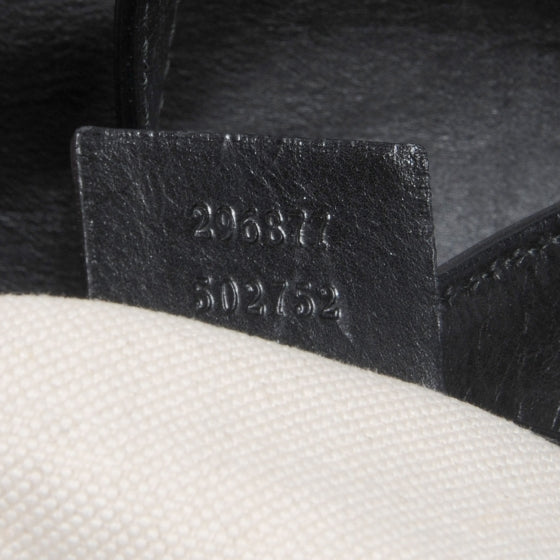 Gucci Leather Medium Ribot Horse Heads Tote Black 8 of 8