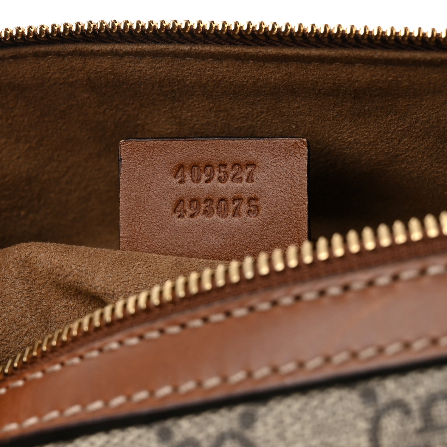 Gucci GG Supreme Monogram Medium Boston Beige Cuir 7 of 10