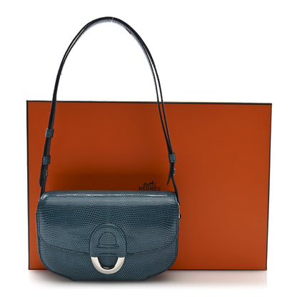 Hermes Niloticus Lizard Cherche Midi 18 Bleu Petrole 11 of 11