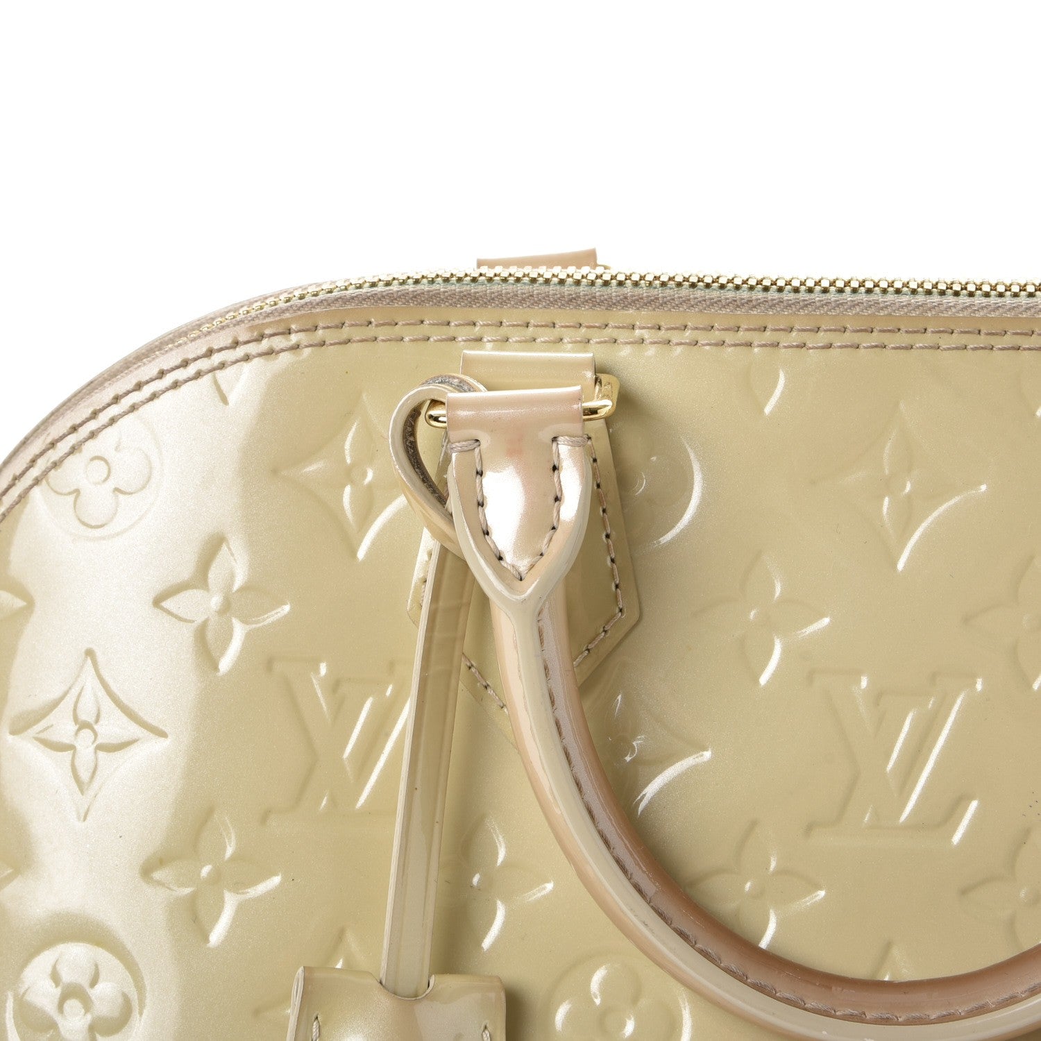Louis Vuitton Vernis Alma PM Blanc Corail 10 of 28