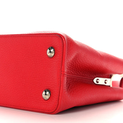 Louis Vuitton Taurillon Capucines PM Rubis 8 of 8