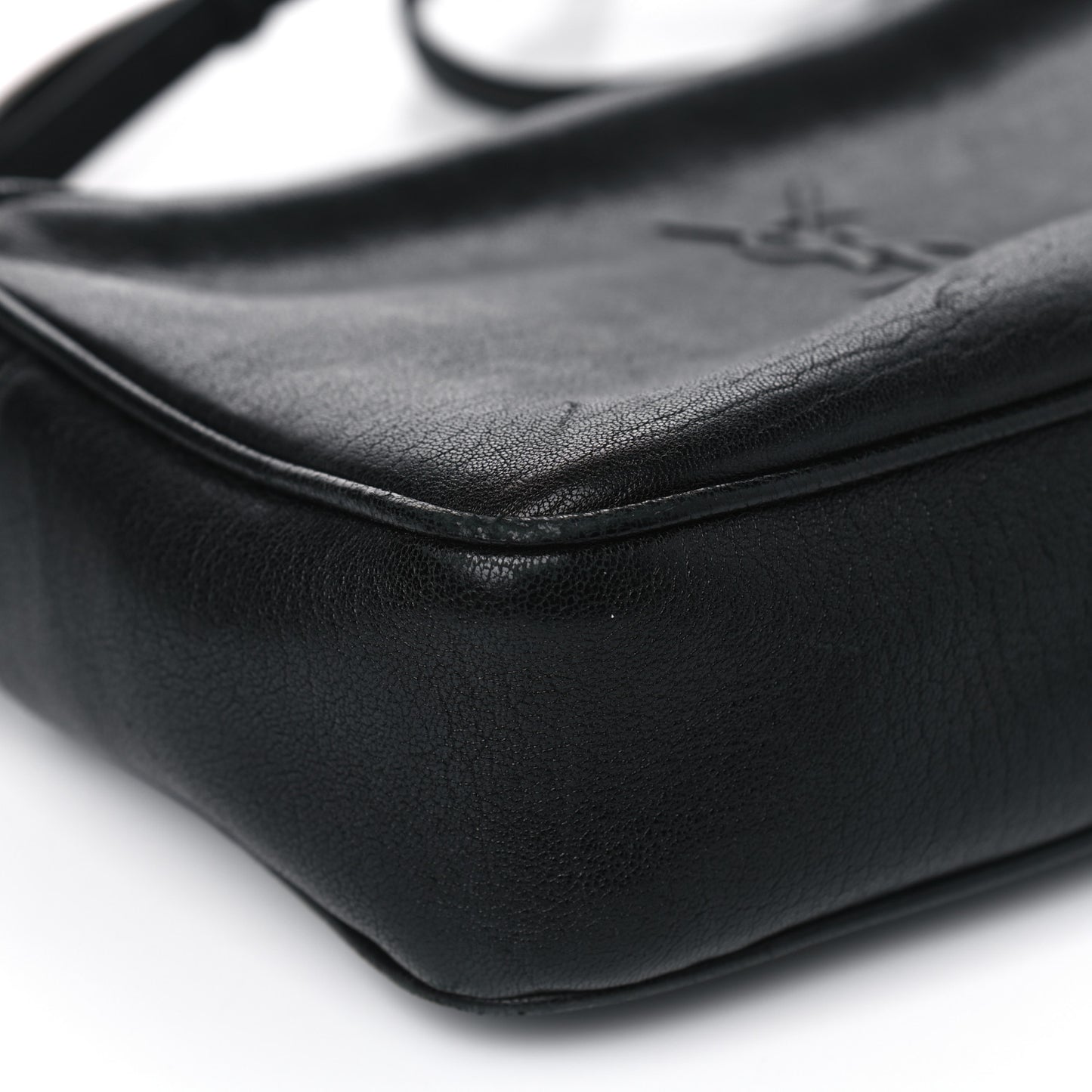 Lambskin Monogram Small Lou Camera Bag Black