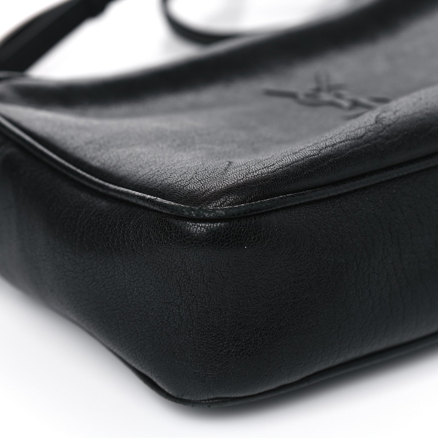Saint Laurent Lambskin Monogram Small Lou Camera Bag Black 6 of 11