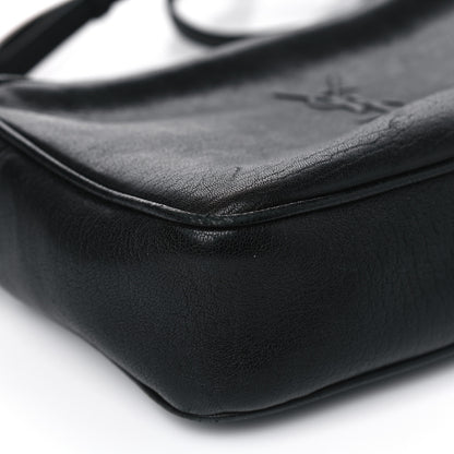 Saint Laurent Lambskin Monogram Small Lou Camera Bag Black 6 of 11