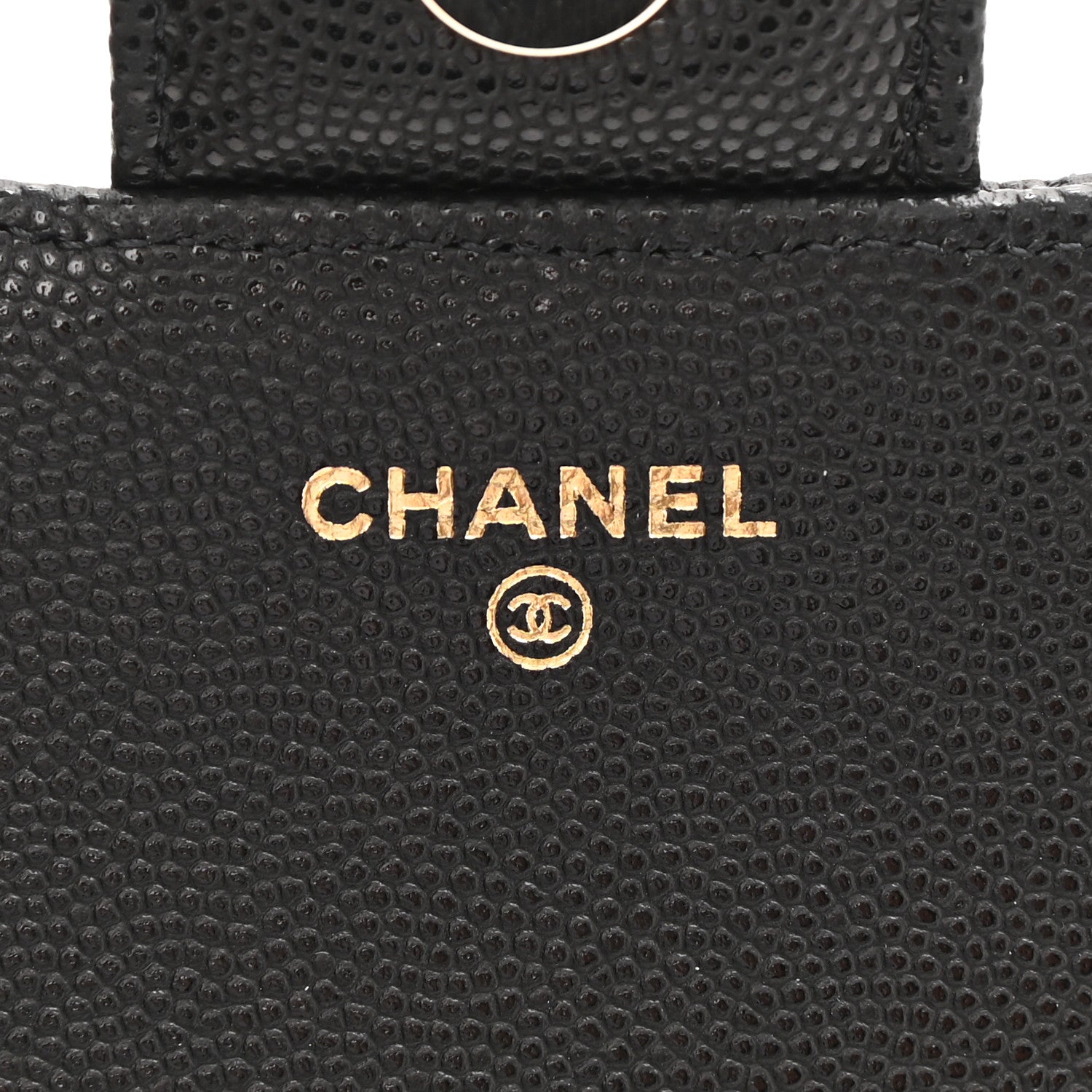 Chanel Caviar Quilted Glasses Case With Chain Black 6 of 12