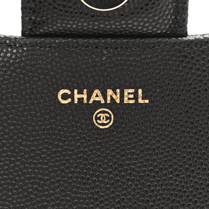 Chanel Caviar Quilted Glasses Case With Chain Black 6 of 12