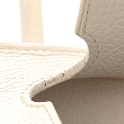 Hermes Taurillon Clemence Birkin 35 White 13 of 24