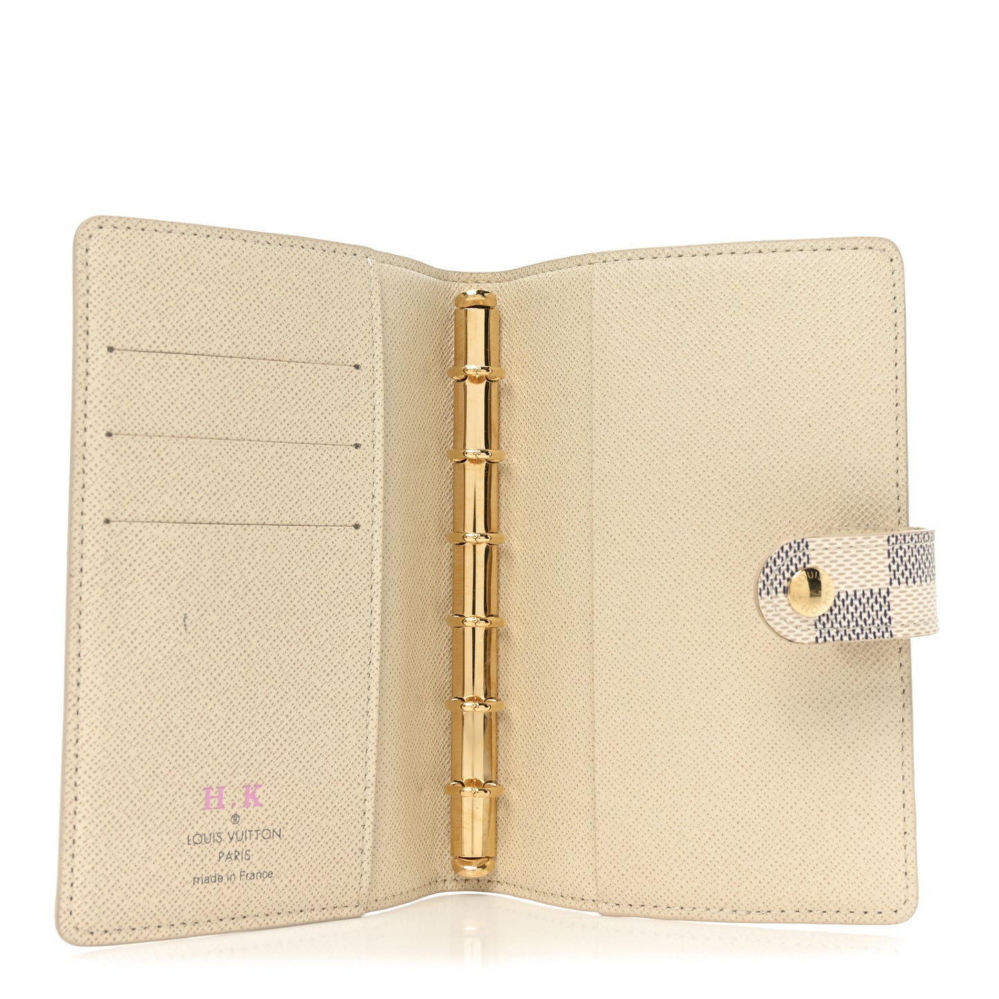 Damier Azur Small Ring Agenda Cover