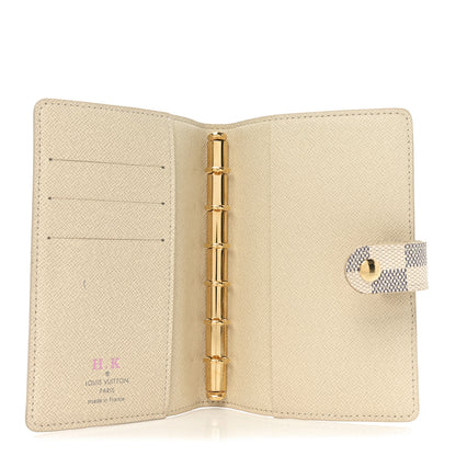Louis Vuitton Damier Azur Small Ring Agenda Cover 5 of 6