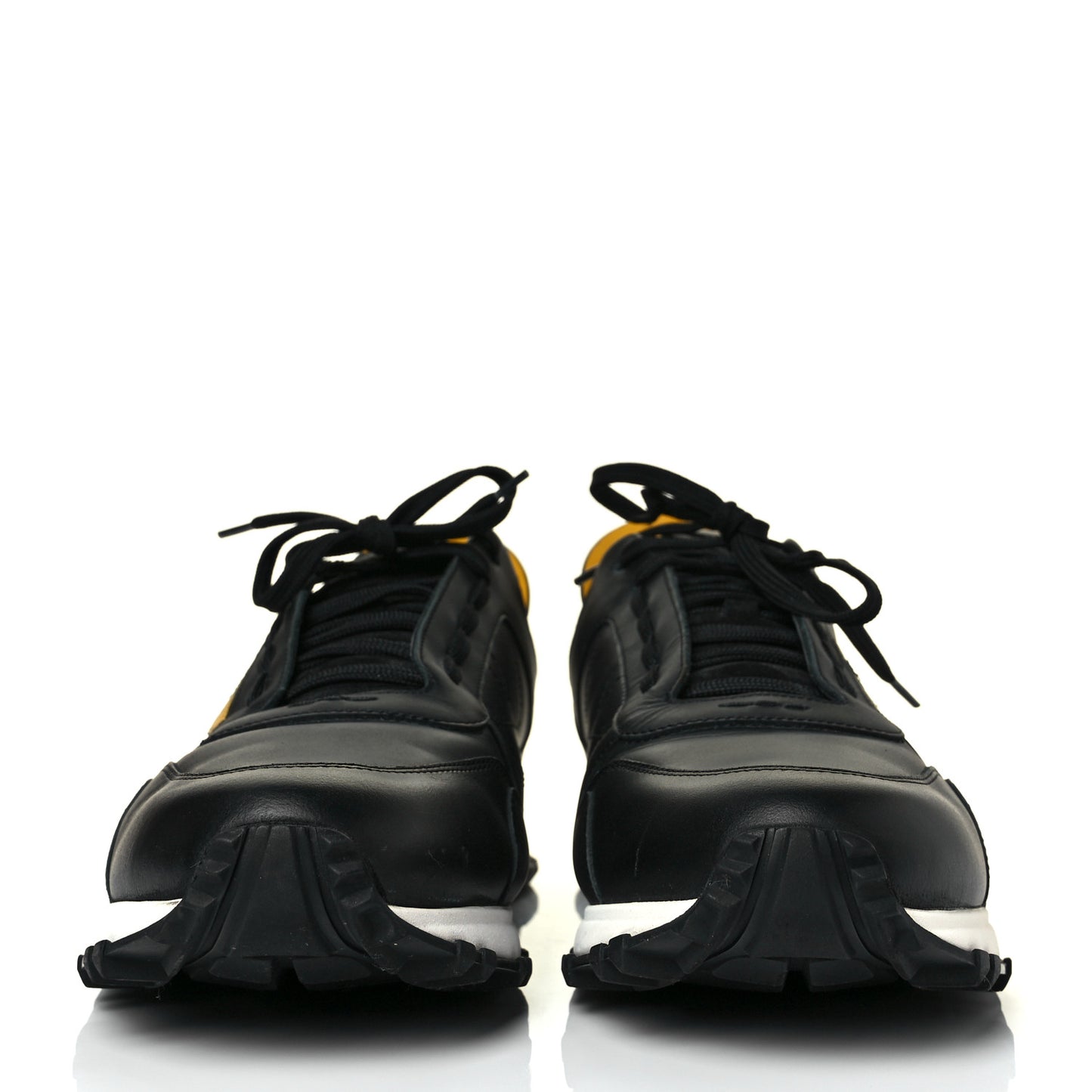 Vitello Elite Spike Monster Eyes Runner Sneakers 8 Black