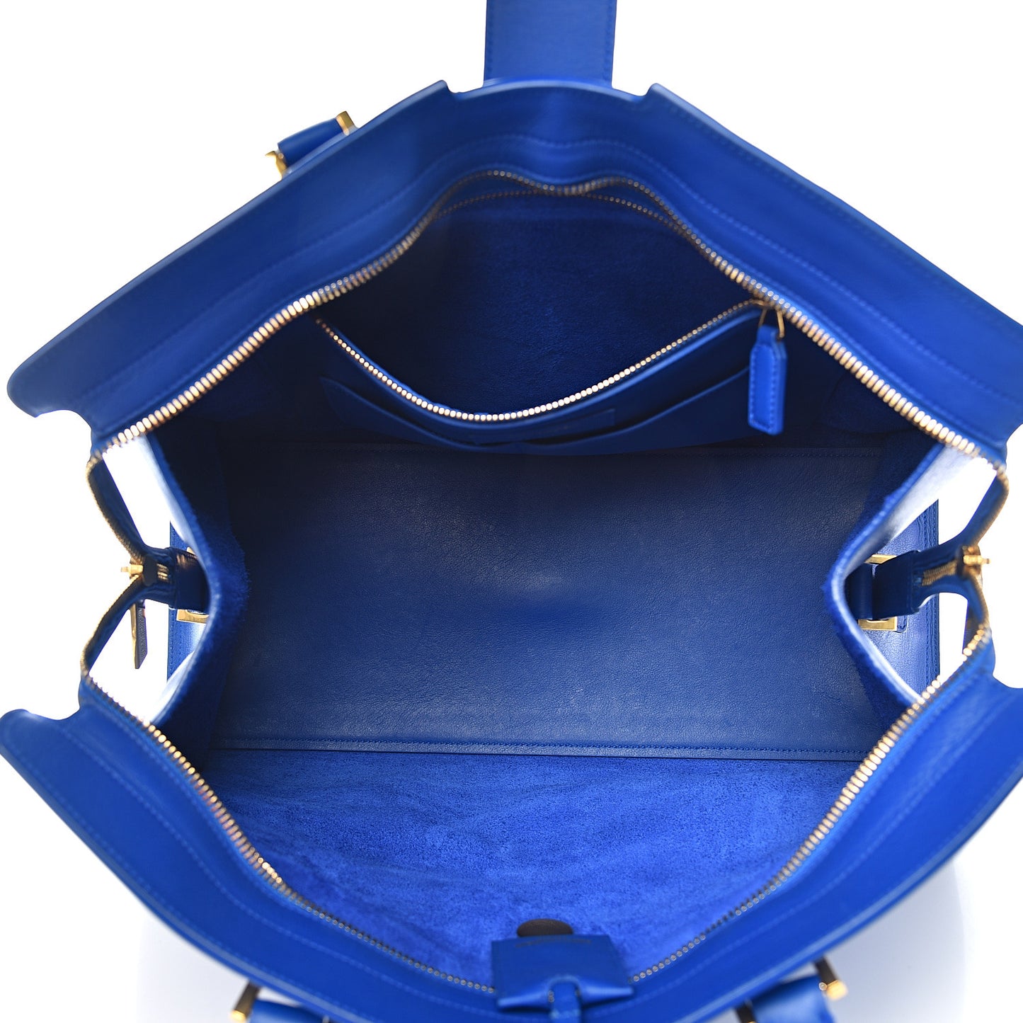 Calfskin Medium Classic Y Cabas Royal Blue