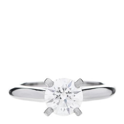 Cartier Platinum Diamond 1.06ct Solitaire 1895 Engagement Ring 47 4 1 of 7