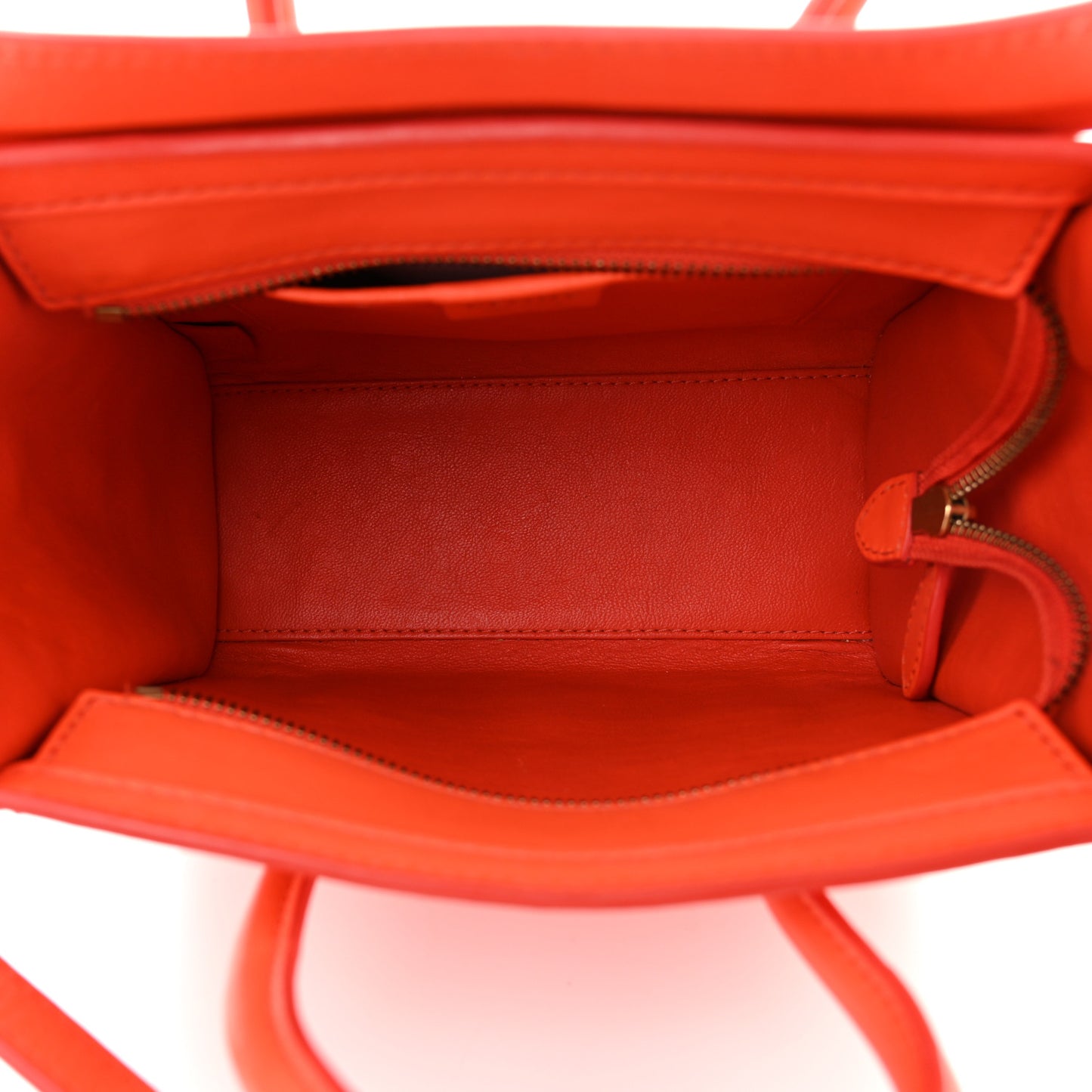 Smooth Calfskin Nano Luggage Fluo Orange