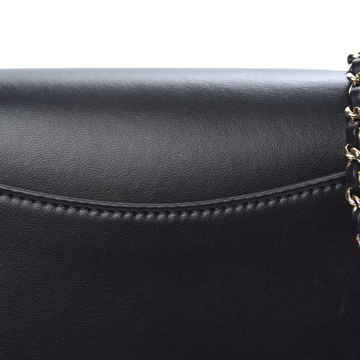 Lambskin CC Mania Flap Bag Black