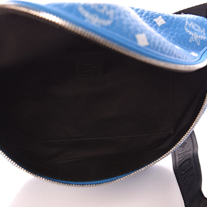 MCM Visetos Medium Stark Belt Bag Blue 5 of 11