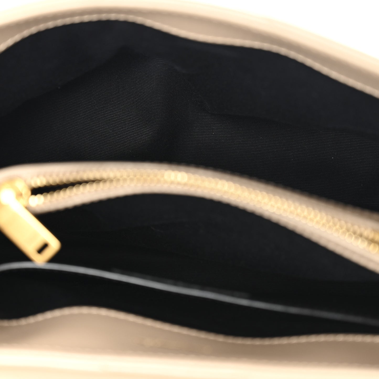 Calfskin Y Quilted Monogram Small Loulou Chain Satchel Dark Beige