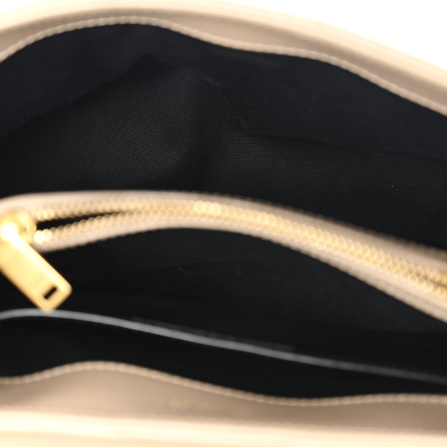 Saint Laurent Calfskin Y Quilted Monogram Small Loulou Chain Satchel Dark Beige 5 of 10