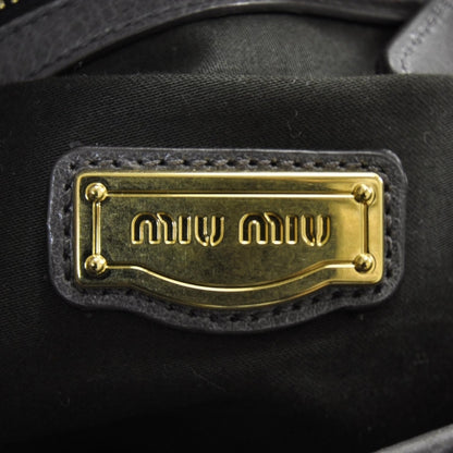 Miu Miu Leather Matelasse Lux Bauletto Aperto Grey 7 of 11