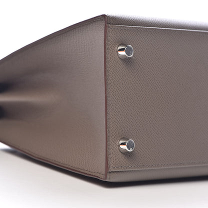 Hermes Epsom Kelly Sellier 28 Etain 36 of 39