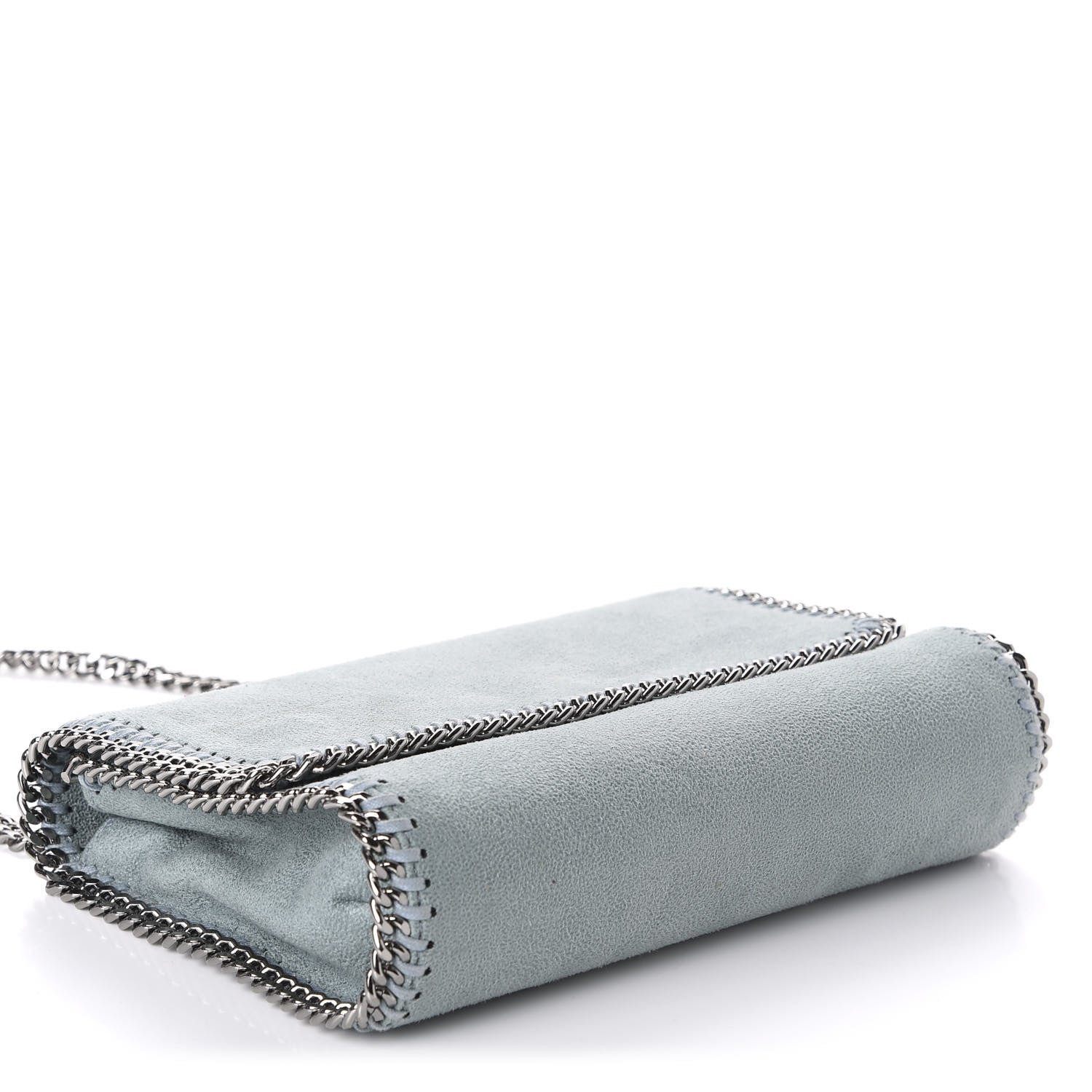 Stella McCartney Shaggy Deer Falabella Messenger Light Blue 4 of 11