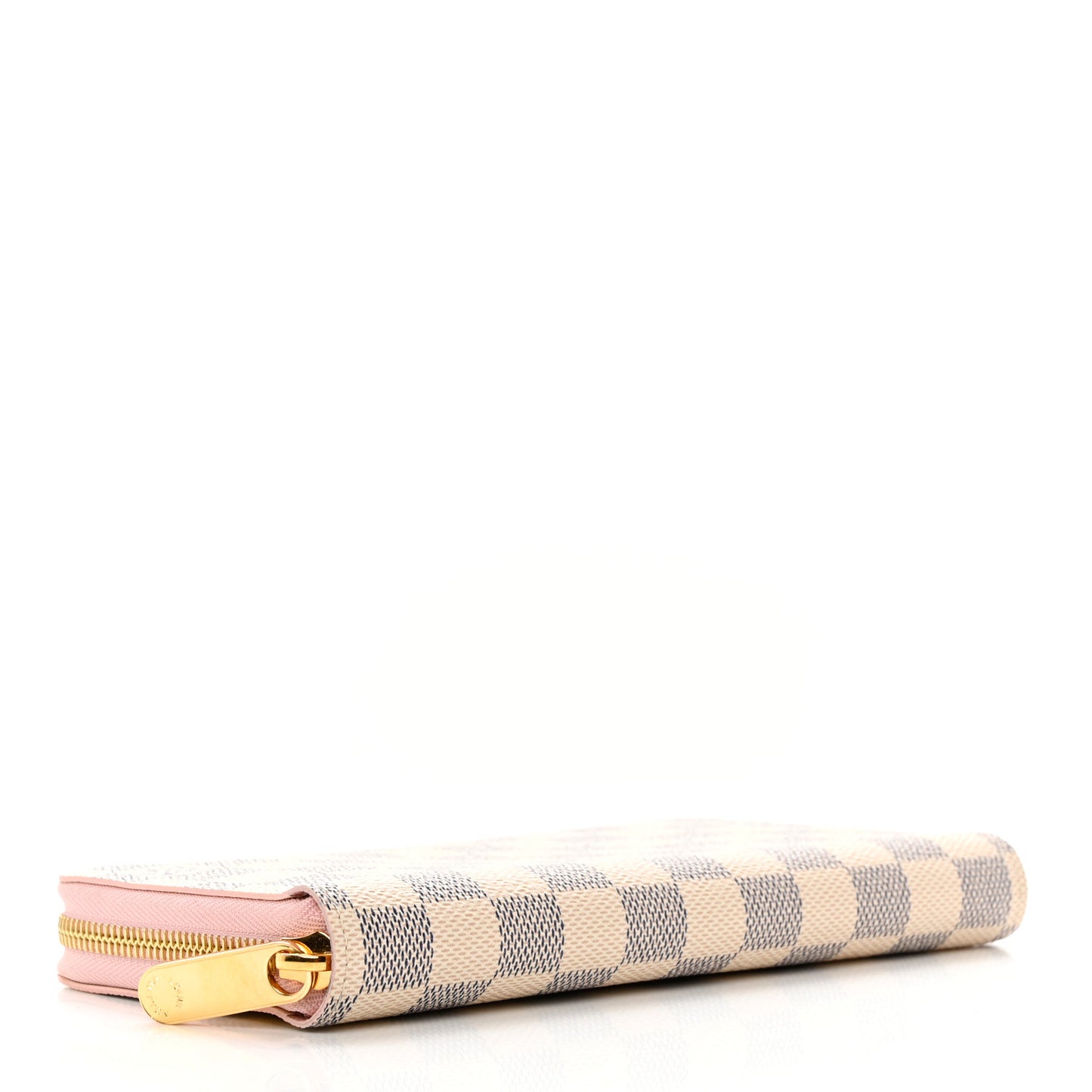 Damier Azur Zippy Wallet Rose Ballerine
