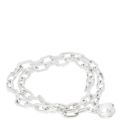 Tiffany Sterling Silver Pearl HardWear Link Bracelet 1 of 6