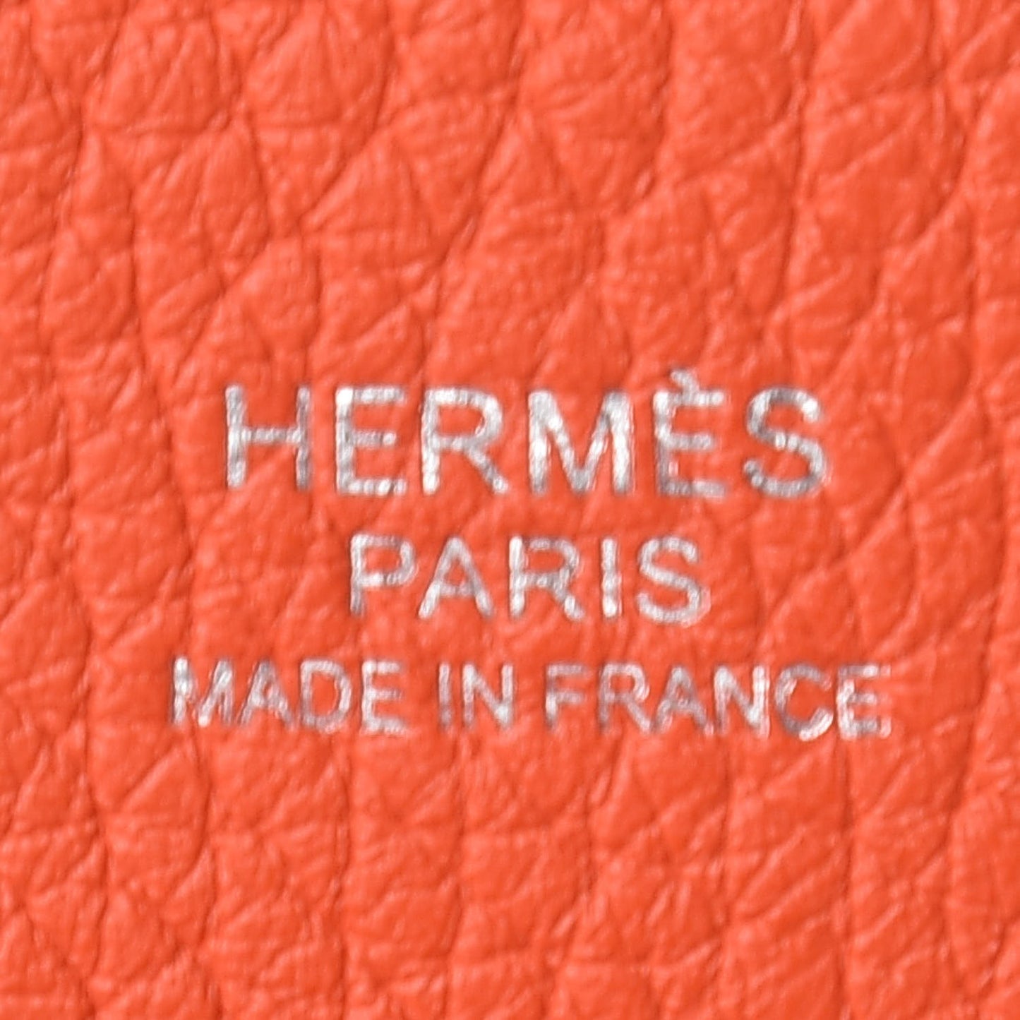 Taurillon Clemence Evelyne III GM Orange Poppy