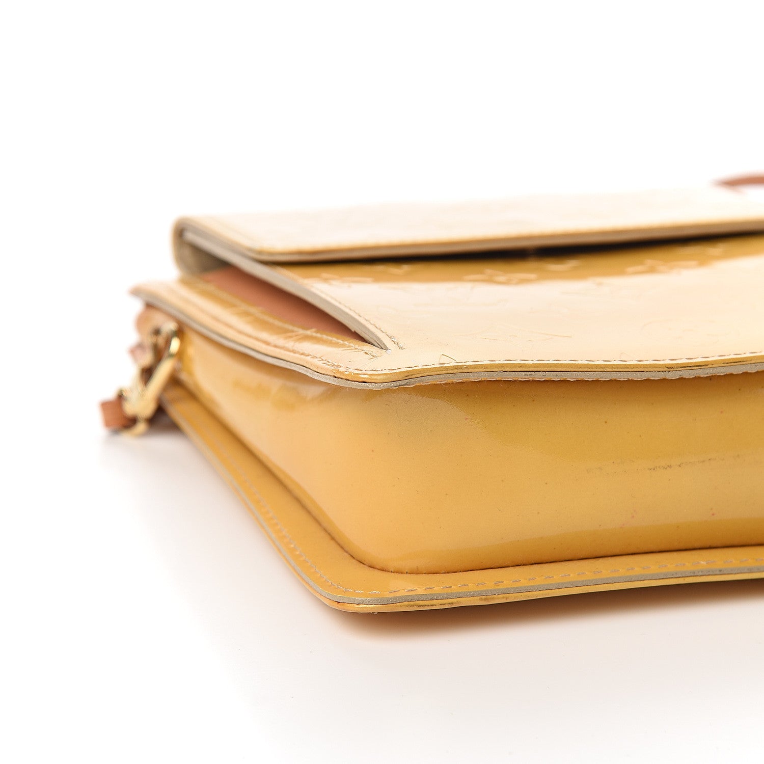 Louis Vuitton Vernis Mott Yellow 7 of 8