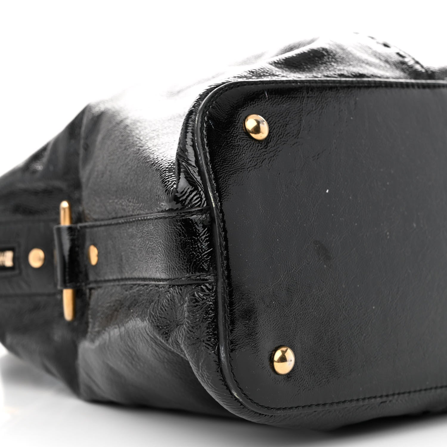 Saint Laurent Patent Oversized MUSE Black 9 of 13