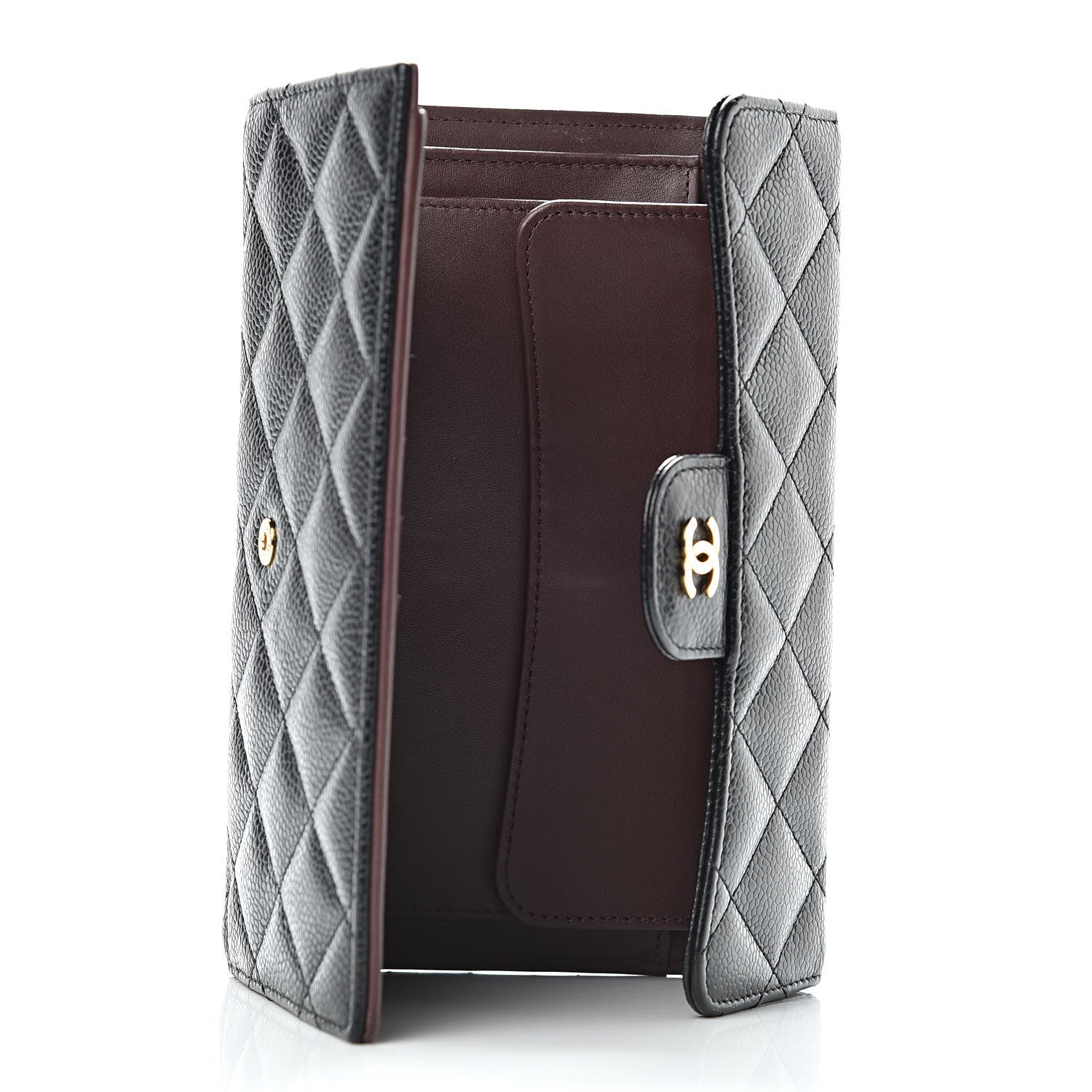 Chanel Caviar Quilted Large Flap Wallet Black 5 of 11