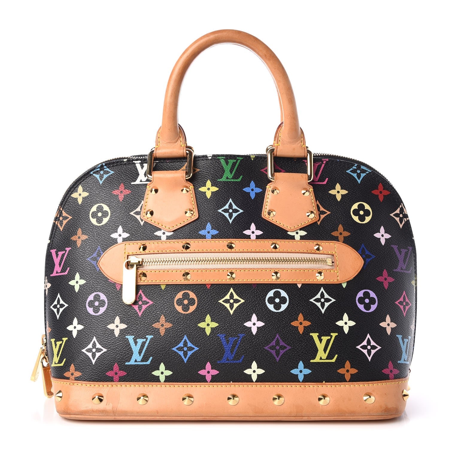 Louis Vuitton Monogram Multicolor Alma Black 1 of 13
