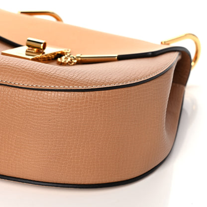 Chloe Grained Calfskin Lambskin Bi-Color Drew Shoulder Bag Wet Sand Sunflower 10 of 10