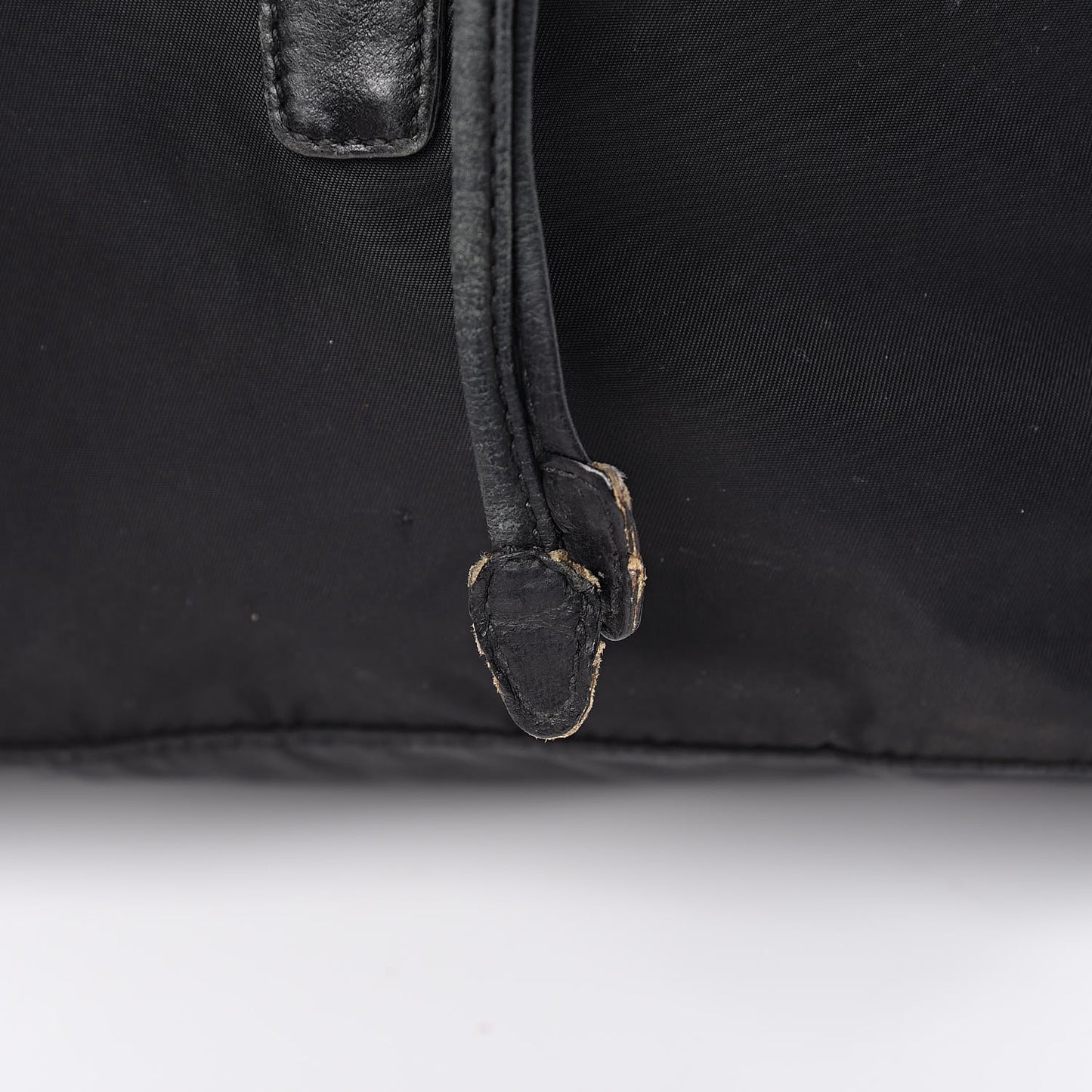 Tessuto Nylon Vela Chain Backpack Black