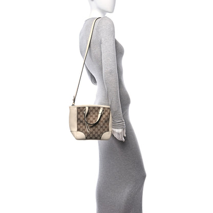 Gucci Monogram Small Bree Tote Beige White 3 of 10